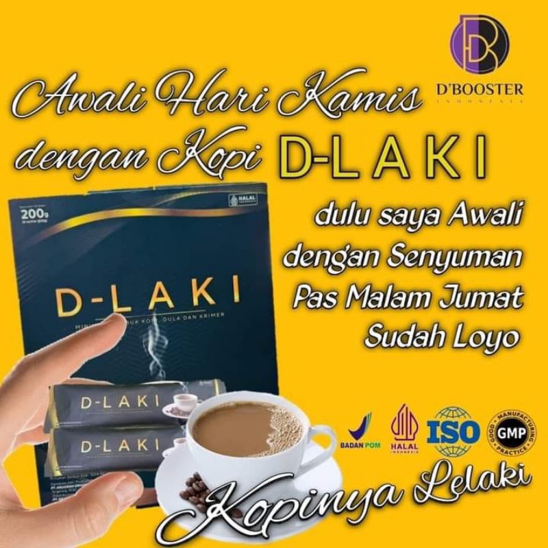 (1 box) D'laki kopi kejantanan para lelaki 1 yang minum 2 yang menikmati