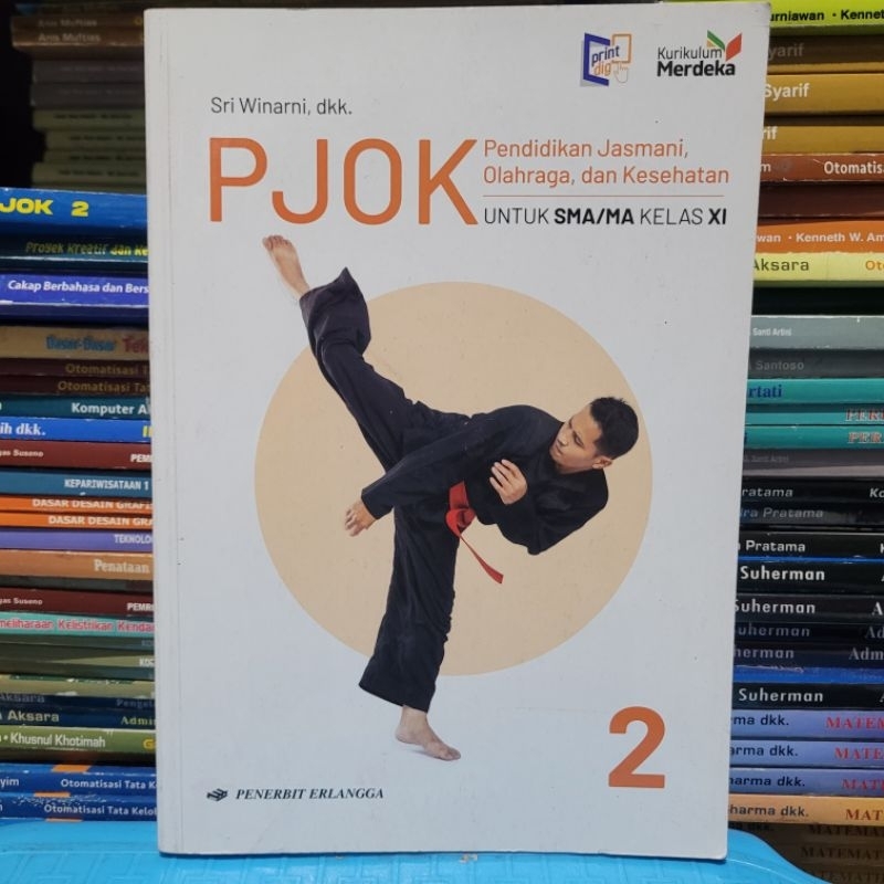 BUKU BEKAS PJOK KELAS 2 SMA ERLANGGA KURIKULUM MERDEKA