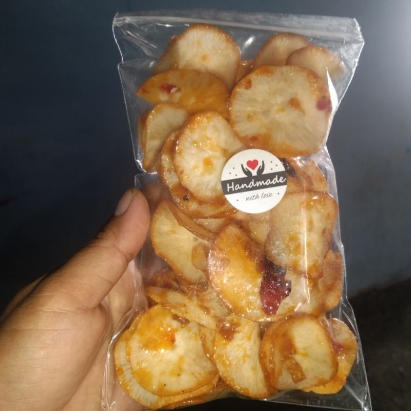 

kripik singkong pedas rujak