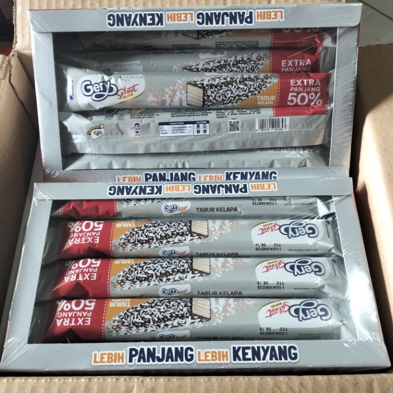 

Gery Saluut Wafer Coklat Kelapa Box isi 12pcs