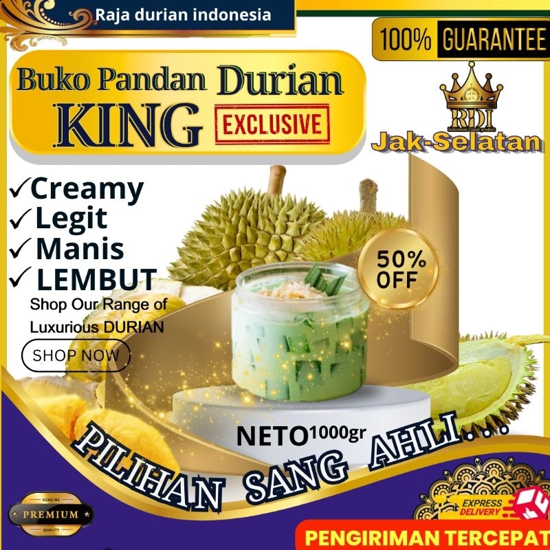 

BUKO PANDAN DURIAN/Racikan Terbaru by Raja Durian Indonesia