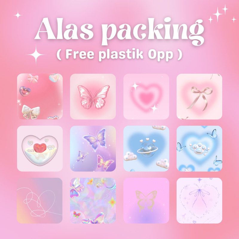 

[isi 50 pcs ] Alas packing / Alas packing olshop / Alas packing custom / alas packing aksesoris / alas packing free plastik opp