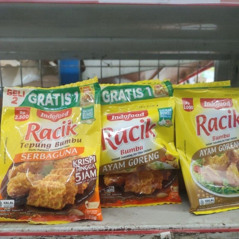 

beli 2 racik tepung serbaguna gratis 1 racik ayam goreng