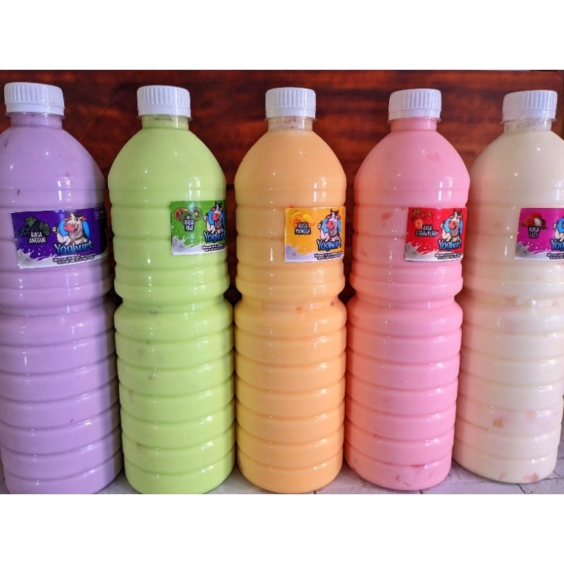 

Yoghurt Botol 1 Liter - Susu Olahan Fermentasi Homemade Aneka Rasa