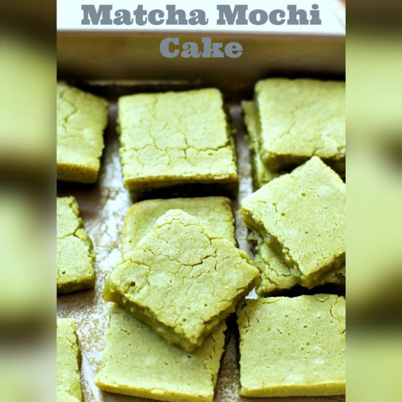 

Green Tea (Matcha) Mochi Cake