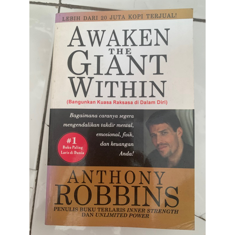 awaken the giant within anthony robbins bhs indonesia ori karisma publishing