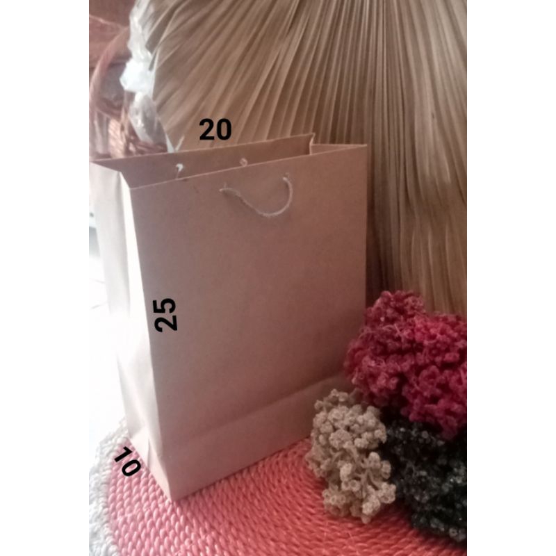 

12p pcs paper bag polos uk 20x10x25