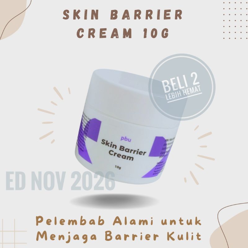 PBU Skin Barrier Cream - Pelembab Alami untuk Melindungi & Menjaga Barrier Kulit
