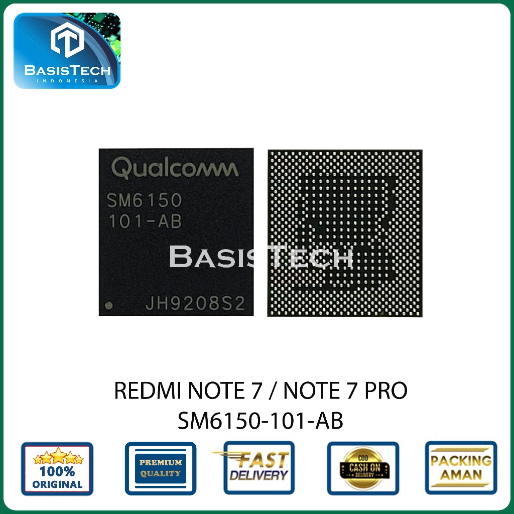 IC CPU XIAOMI REDMI NOTE 7 - NOTE 7 PRO - SM6150-101-AB - NEW ORI