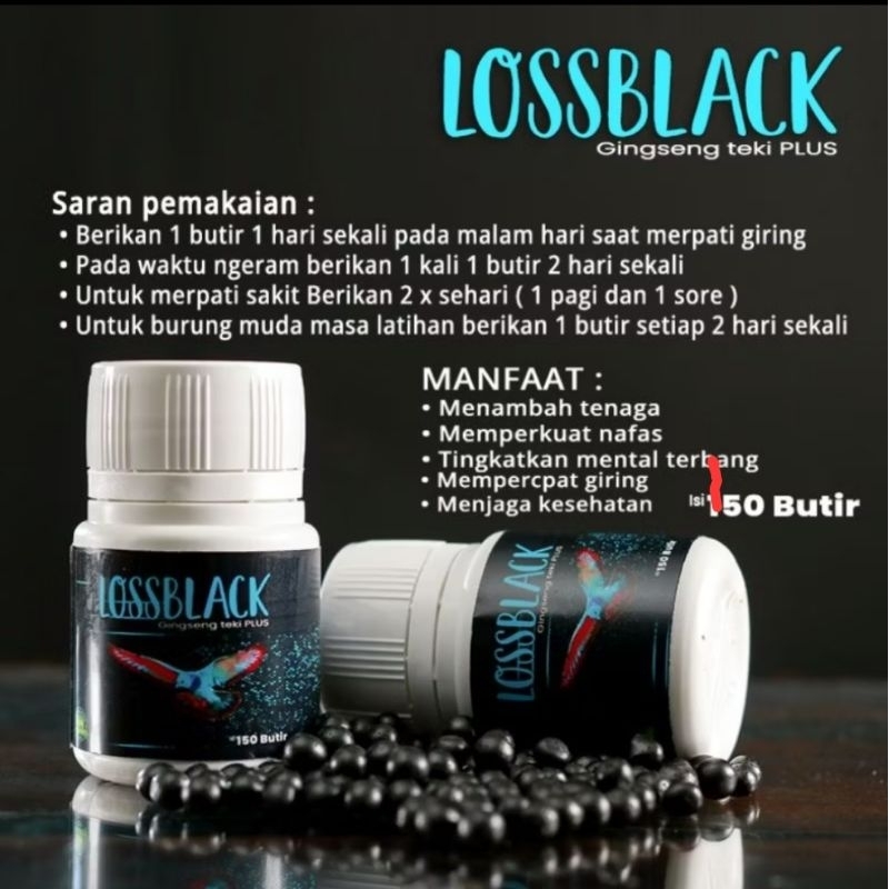 JAMU MERPATI  LOSSBLACK  JAMU MERPATI TINGGIAN