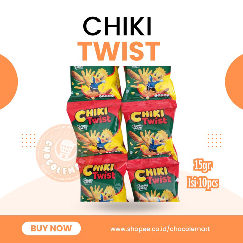 

PROMO 8.8 CHIKI TWIST RENCENG 15g ISI 10PCS || SNACK INDOFOOD