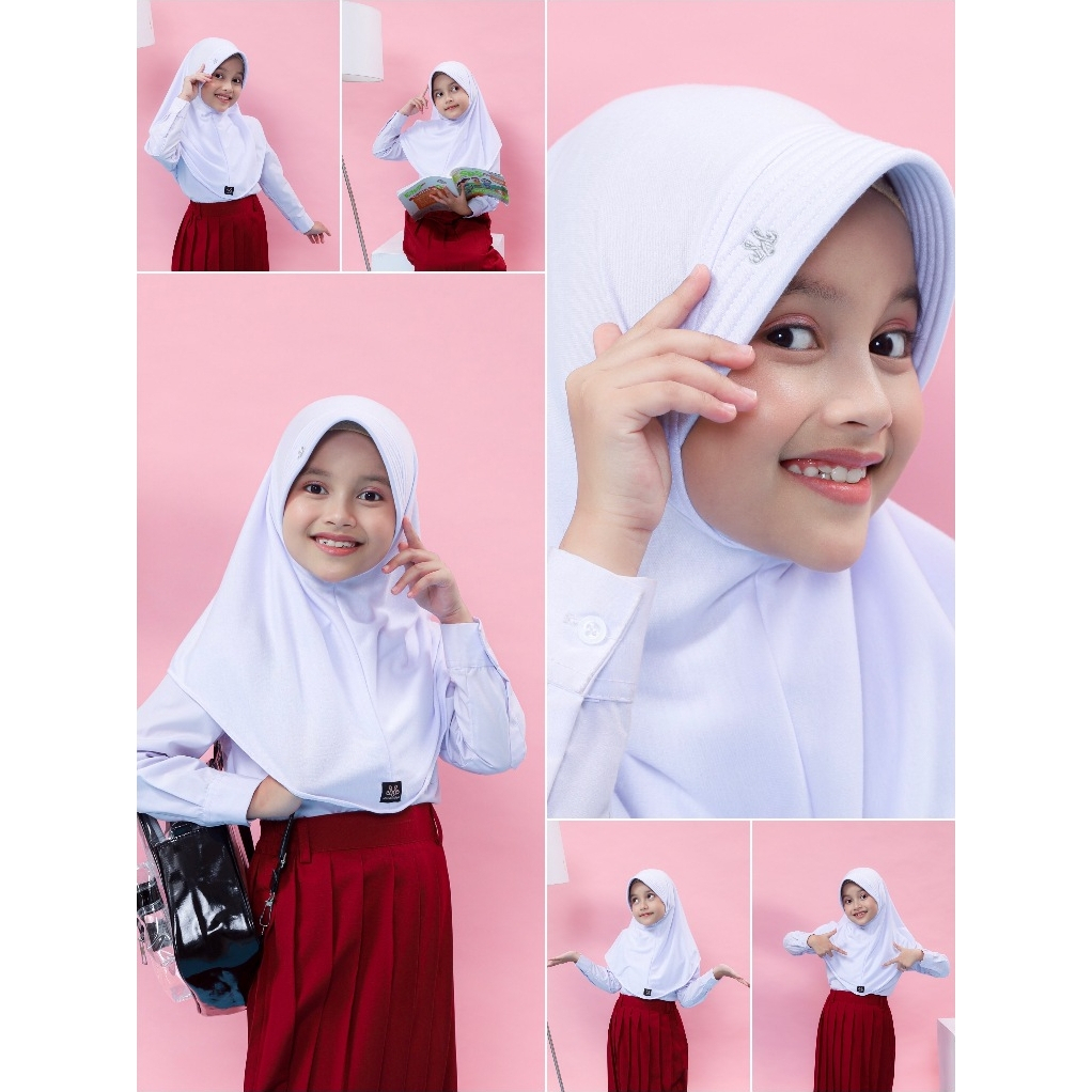 Bergo Anak Instant Sekolah Perempuan Instan SD SMP SMA