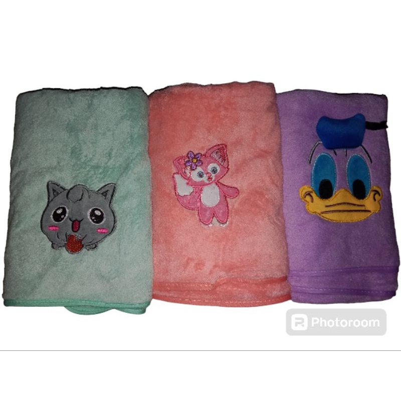 Handuk Halus Lembut Bayi Microfiber Premium /Handuk Anak Kualitas Import