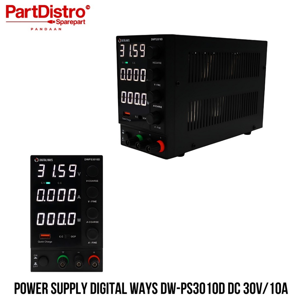 POWER SUPPLY DIGITAL WAYS DW-PS3010D DC 30V/10A