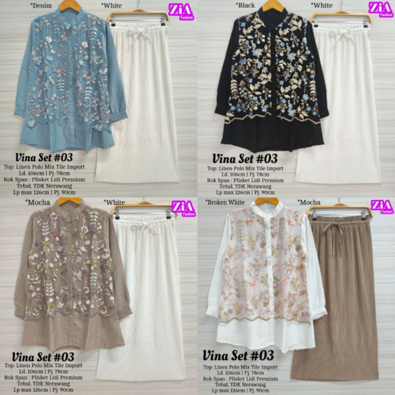 One Set Rok Wanita Setelan Kondangan