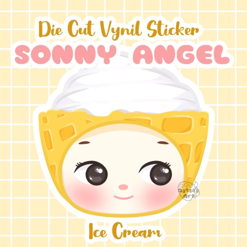 

|| Die Cut Vynil Sticker || SONNY ANGEL || Ice Cream from Sweets Series ||