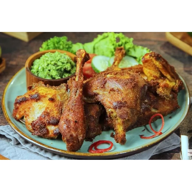 

Ayam ungkep/ayam goreng