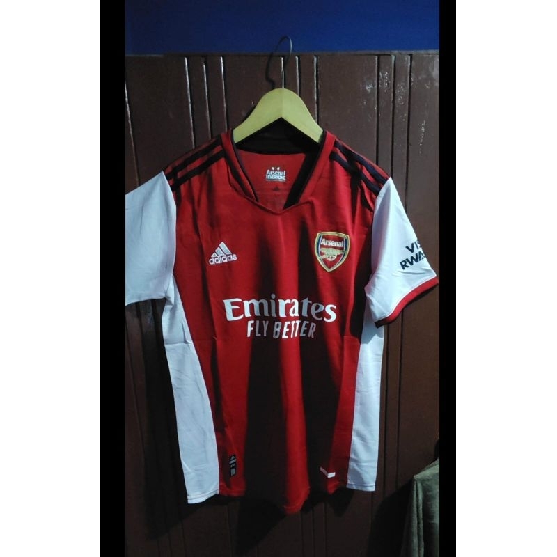 Jersey Arsenal Grade Ori Home merah dan putih cuma tinggal 1 saja