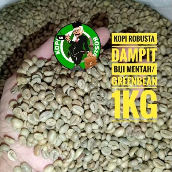 

Kopi Greenbean Robusta Dampit 1Kg (Biji Mentah) Grade1