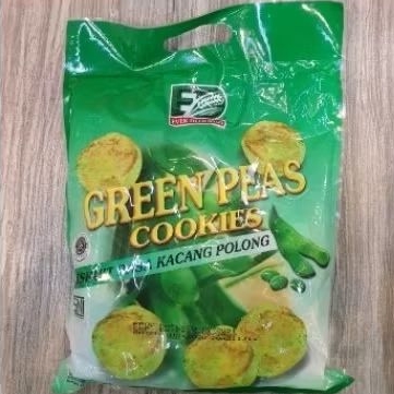 

Ever Delicious cookies kukis biskuit GREEN PEAS rasa Kacang Polong IMPORT 300gr