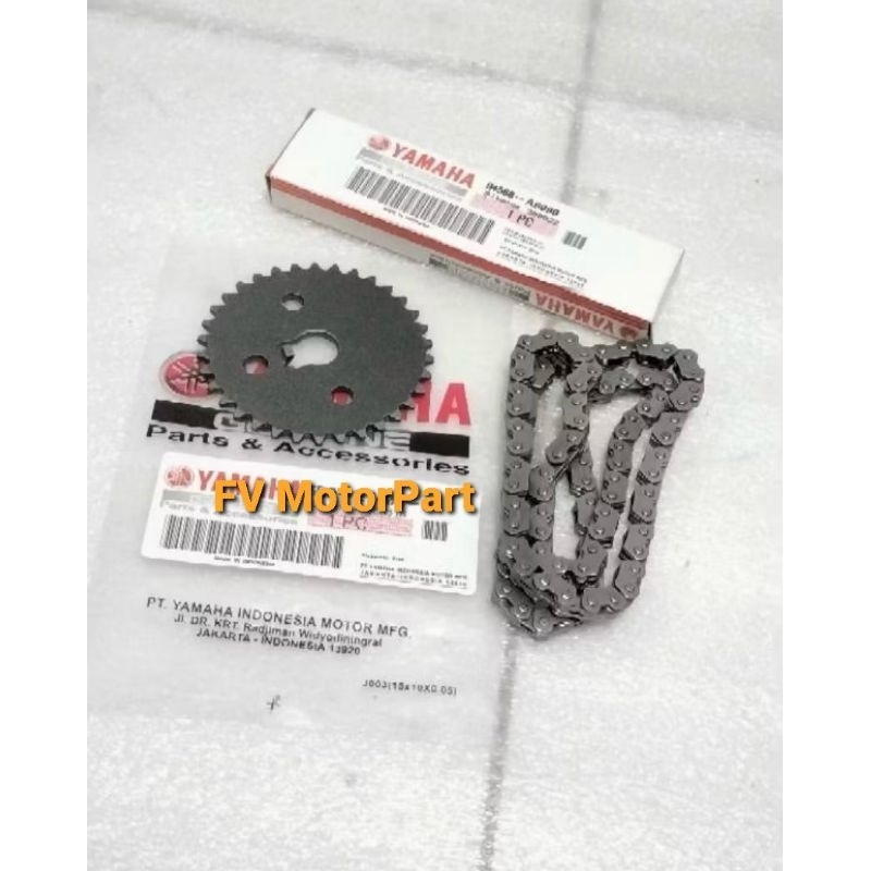 Rantai Keteng + Gigi Sentrik Vega Zr Vega ZR