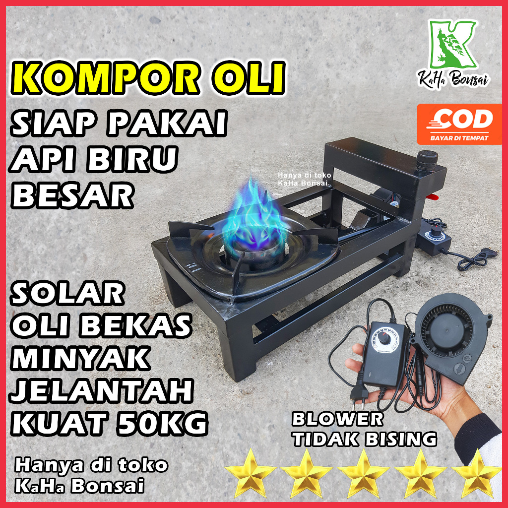 Kompor Oli Bekas Api Biru Siap Pakai Kompor Bahan Oli Bekas Siap Pakai Besar 1 Tungku Kompor Oli Bek