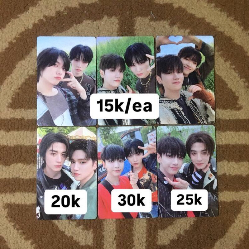 [OFFICIAL] BOYNEXTDOOR PHOTOCARD UNIT RIWOO SUNGHO JAEHYUN TAESAN LEEHAN WOONHAK DDINGDONGZ