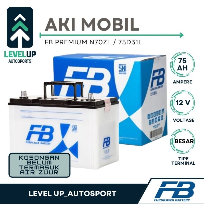 Aki Land Rover New Truck Furukawa Battery FB N70ZL Aki Conventional