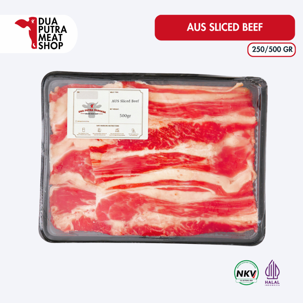 

Sliced Beef AUS Shortplate 500gr - Ideal untuk Sukiyaki/Yakiniku/Yoshinoya