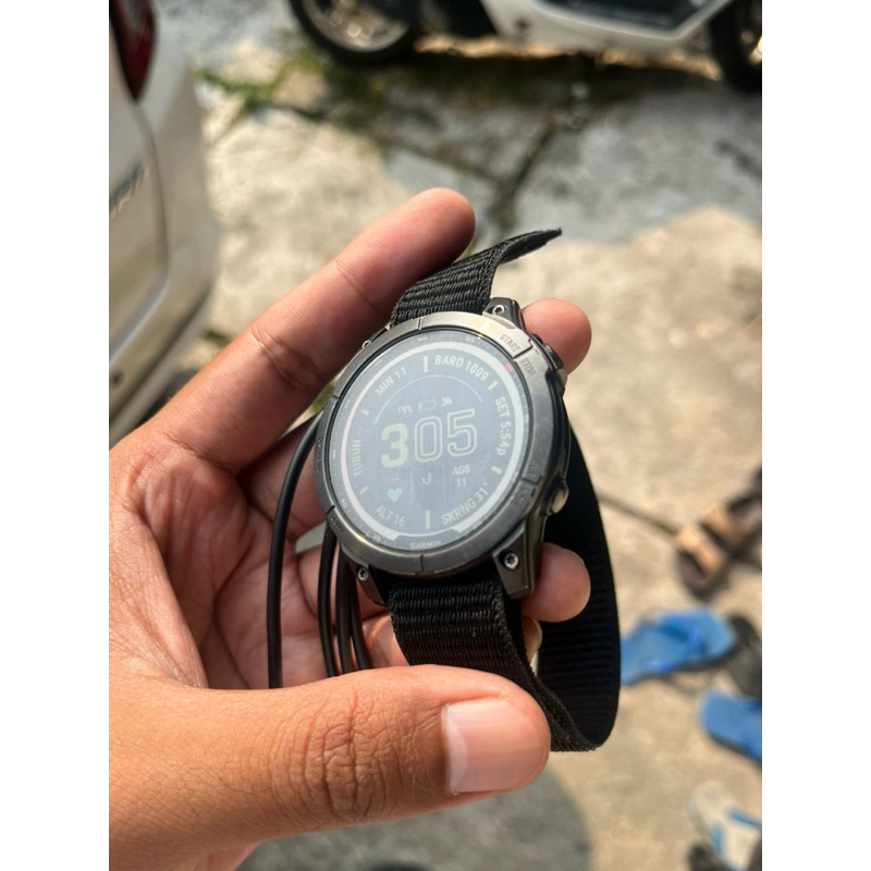 Jam Garmin Fenix 7 Sapphire Solar Original Second