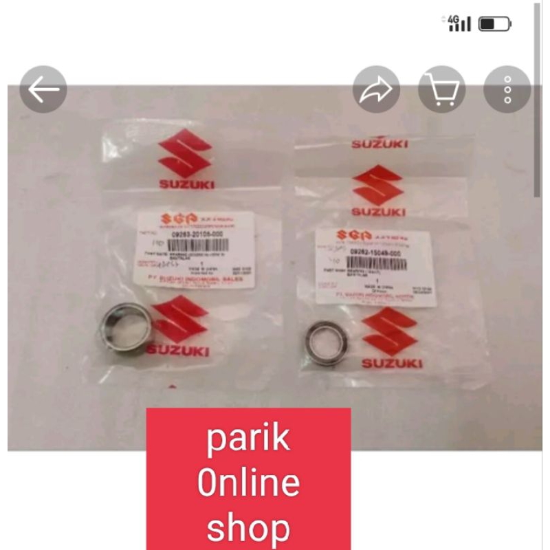 Bering Bearing Lahar Bambu Pully Suzuki Nex 1 Nex 11 Lets Addres