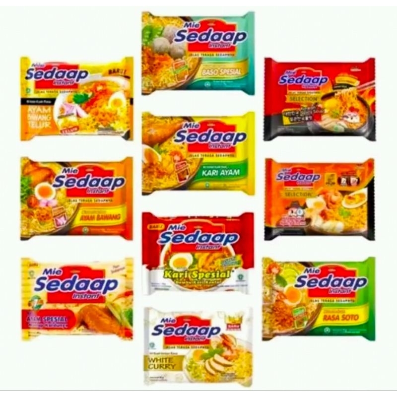 

Mie Sedap instan kuah Dan goreng