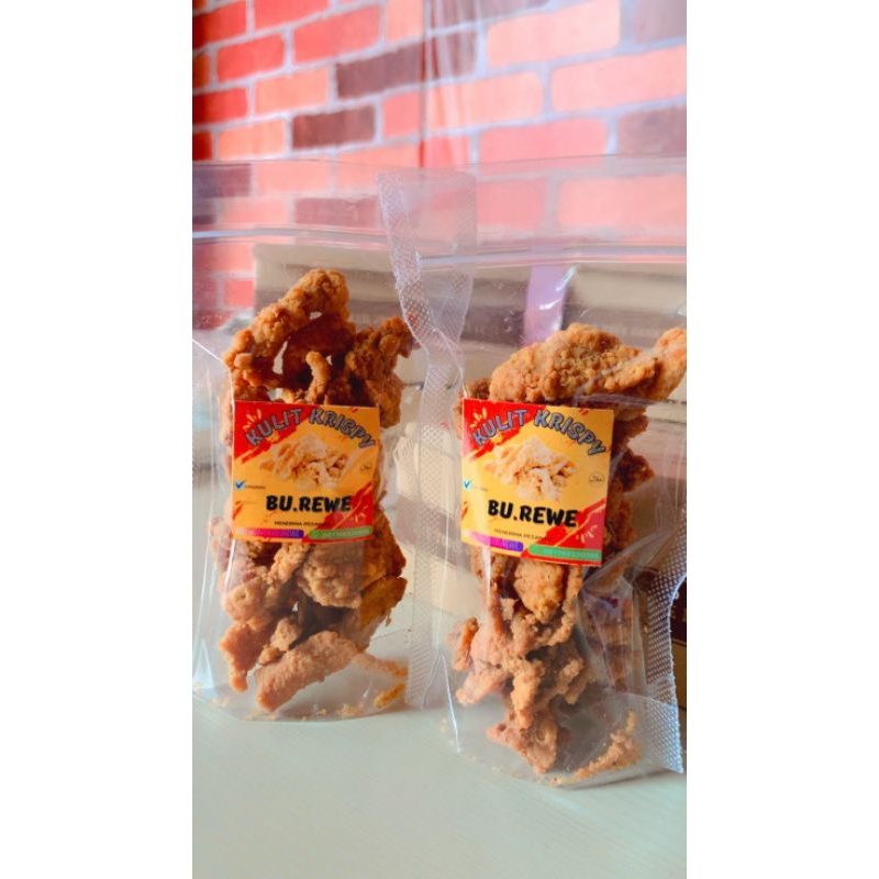 

Paket Grosiran Kulit Ayam Krispy Ala Burewe|Cemilan|Snack|Kulit Ayam|Chicken Skin|Kulit Original|Keripik Kulit|Kulit Krispy•