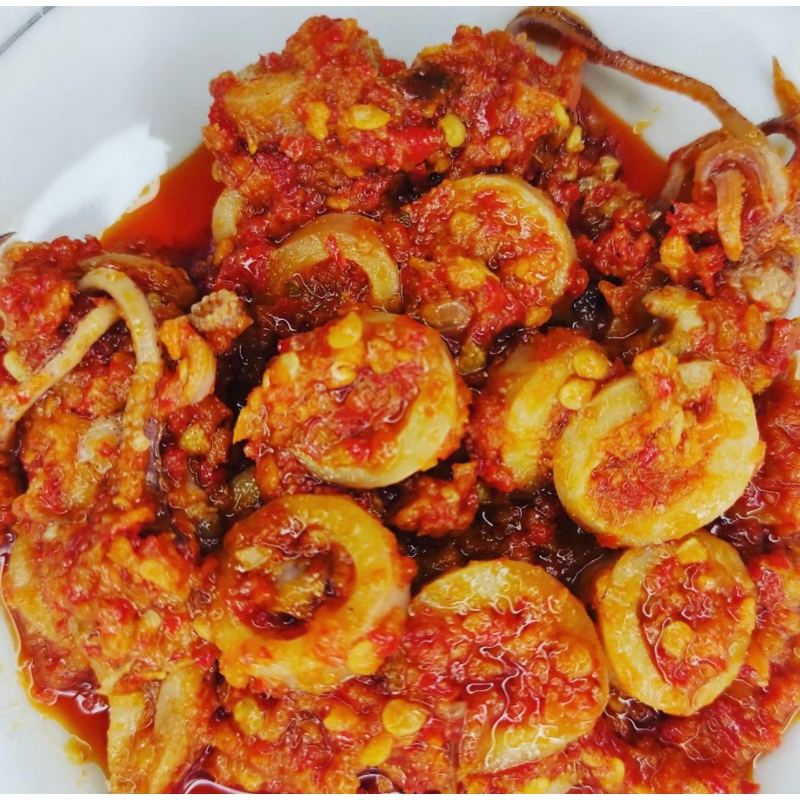 

sambal cumi pedas enak viral