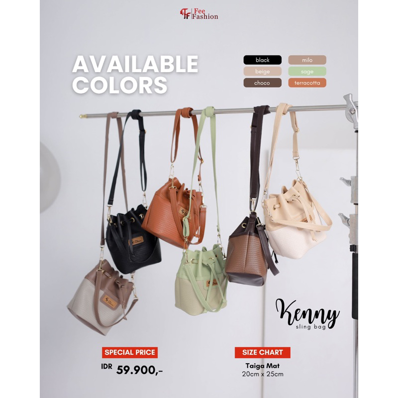 Fee Fashion - Sling Bag / Tas Selempang Wanita / Kenny Sling Bag Fee Fashion