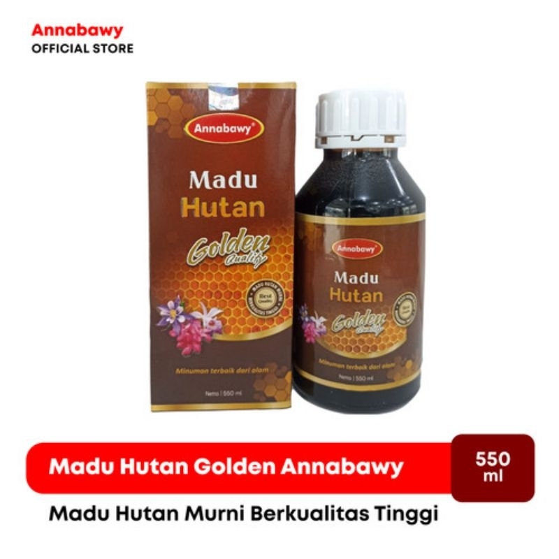 

Madu Hutan Murni Annabawy Golden Quality Isi 550 ml