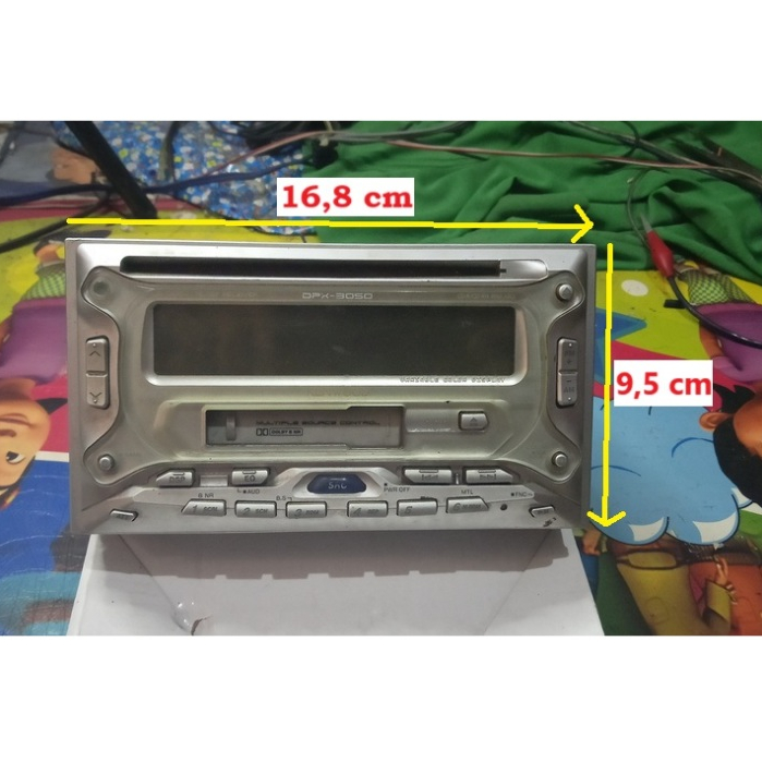 TAPE MOBIL BEKAS JADUL. MERK KENWOOD TIPE DPX-3050. KASET ERROR LAINNYA NORMAL.