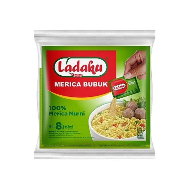 

Ladaku Merica bubuk isi 8 x 1 g