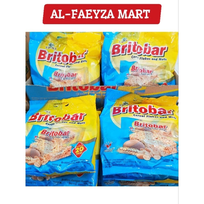 

BRITOBAR CEREAL FLAKES AND NUTS | BRITOBAR SEREAL | SNACK SEREAL ENAK | SNACK CEREAL/SEREAL| CEREAL FLAKES AND NUTS | KEMASAN 220GRAM ISI 20PCS(@11g)/BAG