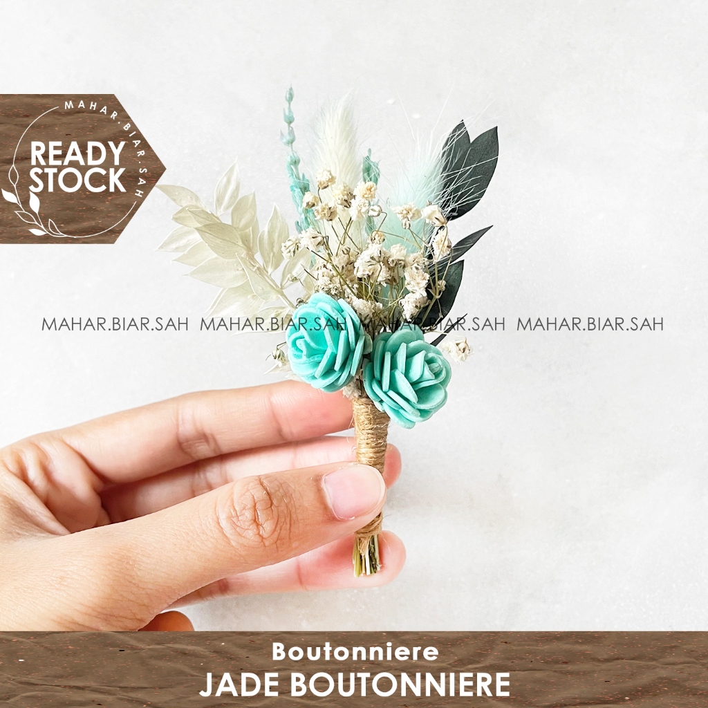RS Jade Boutonniere Groomsman / Wedding / Bros Jas