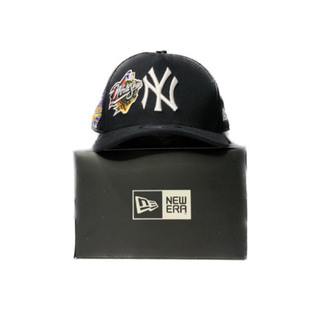 TOPI PREMIUM HITAM LOGO BORDIR NY THREE WORLD SERIES
