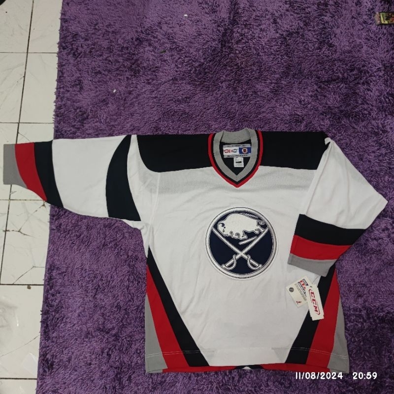 JERSEY HOCKEY CCM VINTAGE BUFFALO SABRES ORIGINAL