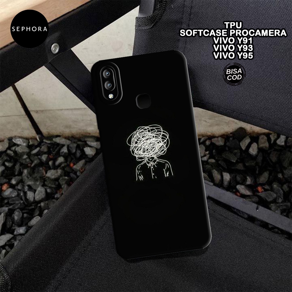 Softcase VIVO Y91 Y93 Y95 Terbaru - Fashion Case Aesthetic - Case VIVO Y91 Y93 Y95 - Case Pro Camera