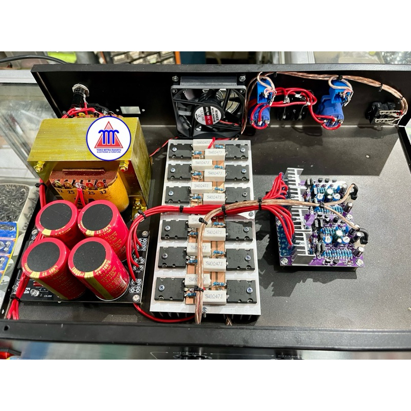 Power Rakitan 5A CT 45 Besar Driver Balap Stereo Untuk Dalam Ruangan Amplifier Rumah Packing Kayu