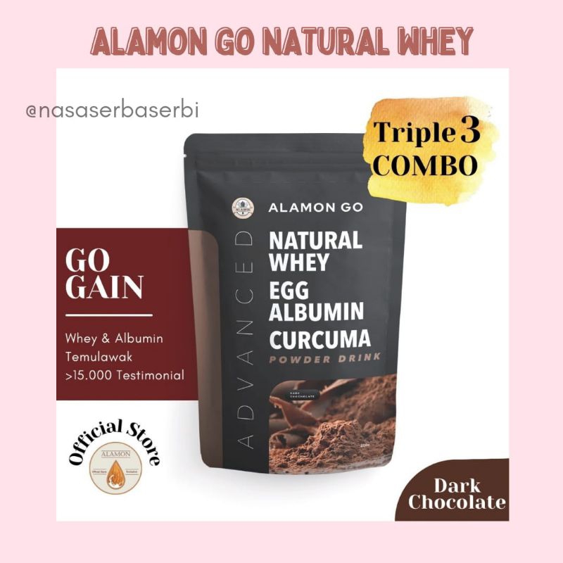 SUSU ALAMON GO - WHEY NATURAL GAIN
