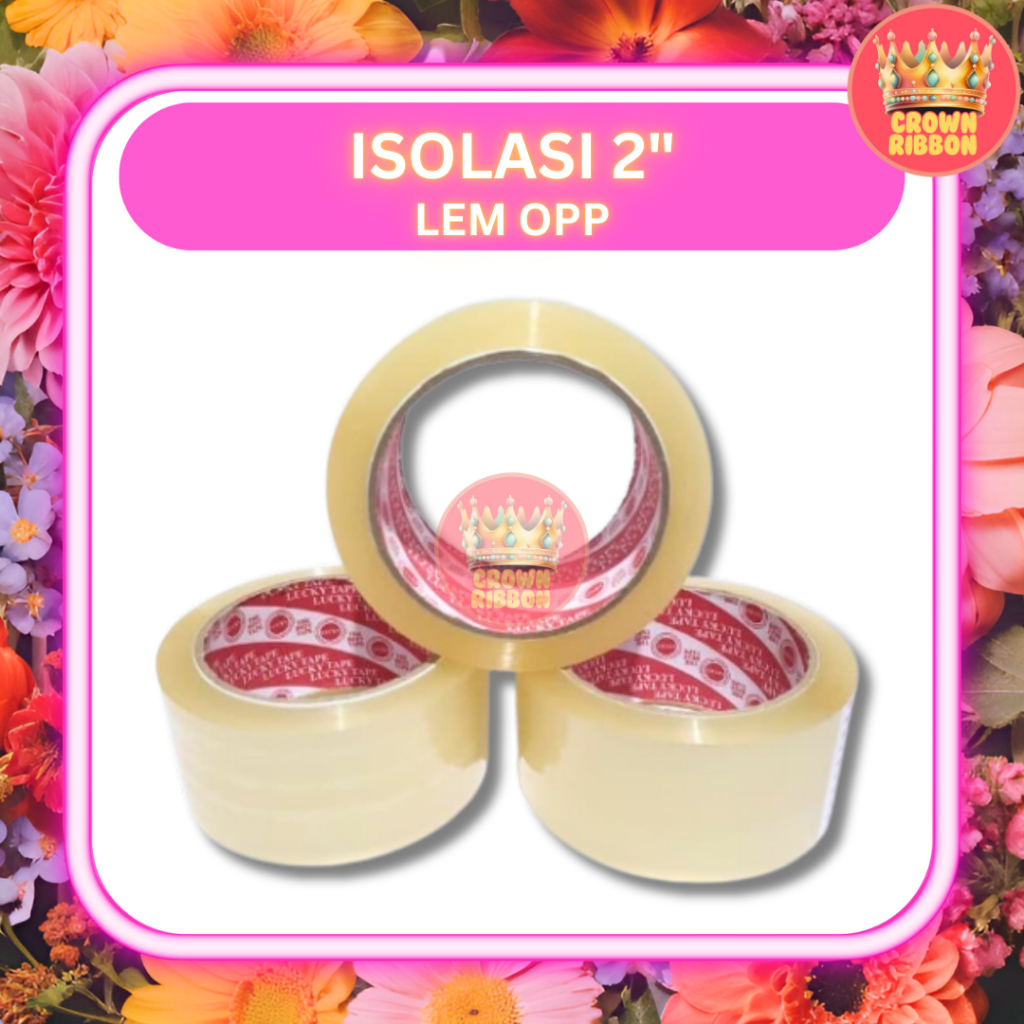 

Lakban Isolasi 2" 90 Yard / Selotip