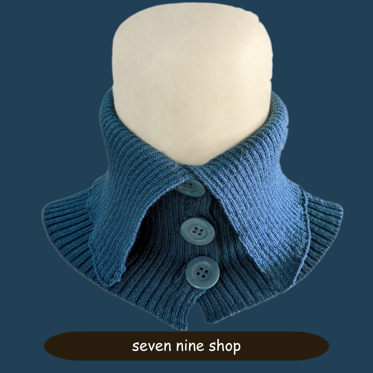 Kerah Palsu Fake Turtleneck Collar/kerah palsu wanita korea/kerah rajut wanita/syal wanita