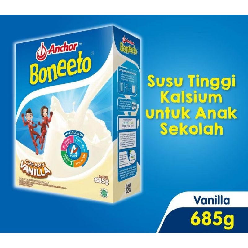 

boneeto susu bubuk anak creamy vanilla 685g - nutrisi untuk pertumbuhan anak