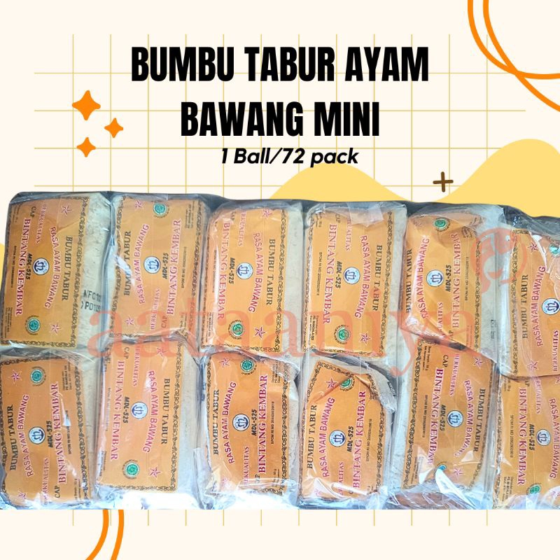 

BUMBU AYAM BAWANG MINI BINTANG KEMBAR (1 BALL)