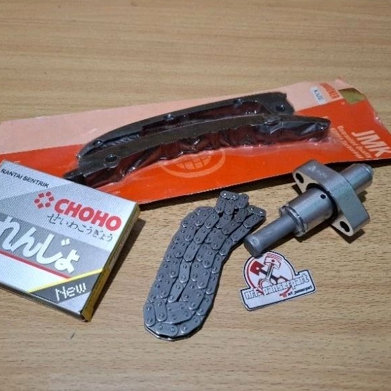 KARET TENSIONER KAZE R/LIDAH RANTE KETENG+RANTAI KAMPRAT MESIN KAWASAKI KAZE KAZE R JMK/CHOHO
